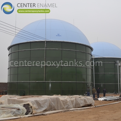 Toits à double membrane pour cuves de fermentation : Sceller la cuve et contenir le biogaz.
