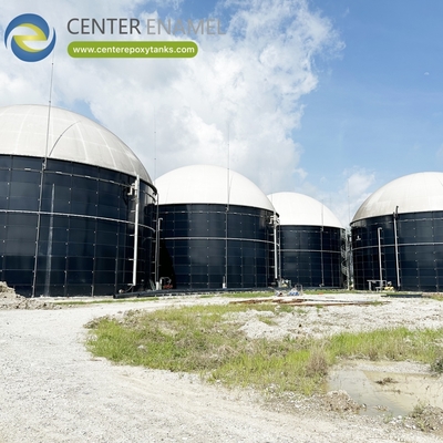Ballon de biogaz pour les fermes laitières: fournit un stockage de gaz pour le fumier laitier.