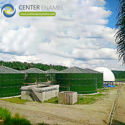 Réservoir de biogaz pour les installations de bio-GNC: le récipient principal pour la digestion du biogaz.