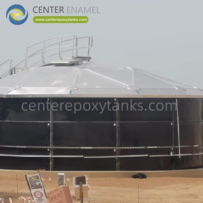 Toit géodésique en aluminium pour les réservoirs d'eau potable: protège l'eau potable des éléments
