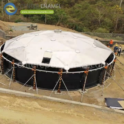 Dôme géodésique en aluminium pour toits de réservoirs d'eau agricoles : protège l'eau agricole des polluants