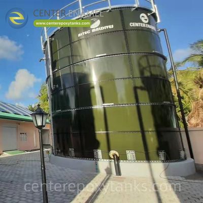 Réservoir époxy lié par fusion pour le traitement des eaux usées de fermentation: Conçu pour résister aux conditions acides et à haute résistance des déchets de fermentation.