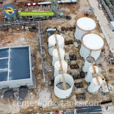 Réservoir revêtu FBE pour le traitement des eaux usées des palmeraies - Spécialement conçu pour le confinement durable des POME à forte teneur organique.