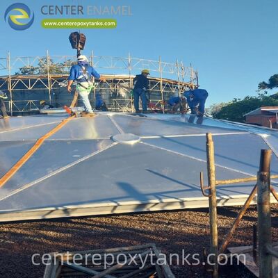 Dôme en aluminium pour réservoirs d'alimentation en eau incendie d'entrepôts : Protège le grand volume d'eau requis pour la lutte contre l'incendie industrielle