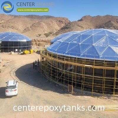 Toit flottant extérieur pour les réservoirs d'huile industrielle en acier soudé: protège les huiles de procédé de l'humidité et de la contamination atmosphérique