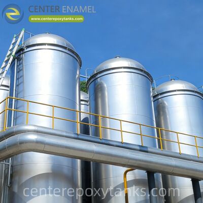 Toit flottant extérieur pour réservoir de biocarburants en acier au carbone soudé: maintient la stabilité du produit et réduit la libération de vapeur