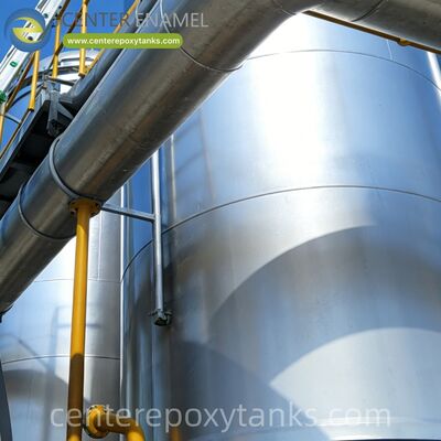 Toit flottant extérieur pour réservoir diesel en acier au carbone soudé: prévient la contamination du carburant et minimise les pertes d'évaporation