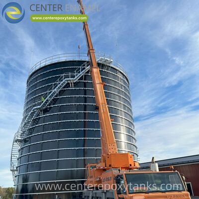 Réservoirs à boulonnage en acier lié à l'époxy en tant que réservoirs d'eaux usées des usines de papier: conçus pour résister à une teneur élevée en fibres et à des résidus de pâte abrasive.