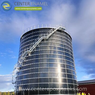 Les réservoirs à boulonnage en acier lié à l'époxy en tant que réservoirs de fermentation des déchets alimentaires: récipients de digestion robustes conçus pour la décomposition organique et la collecte du biogaz.