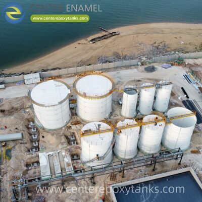 Réservoirs de stockage d'eau boulonné en tant que réservoirs de réacteurs anaérobies: fournit un confinement hermétique pour la décomposition organique et la gestion du biogaz.