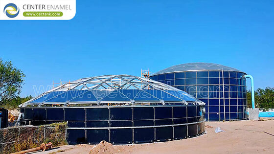 Toit flottant avec haute résistance à la corrosion, cadre d'espace autoportant et plage de diamètre de 30 à 100 m