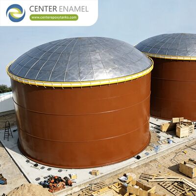 Résistant à la corrosion réservoir de toit en aluminium géodésique à dôme avec une conception claire et une installation rapide sur le terrain