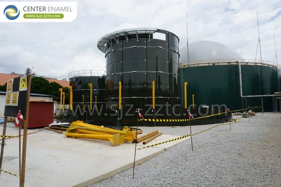 Amélioration de la technologie du biogaz: réservoirs GFS+double membrane pour les eaux usées des abattoirs au Nigéria