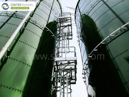 Projets de biogaz efficace au Pakistan: réservoirs de GFS et toits à double membrane pour le fumier de poulet