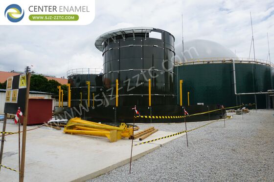 Transformer les déchets ménagers de Singapour en biogaz avec des réservoirs GFS premium