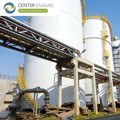 Réservoirs de digesteur de biogaz : digestion anaérobie verre-acier