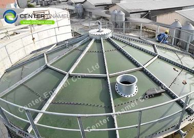 Réservoirs d'eau industriels de 35000 gallons avec toit en alliage d'aluminium