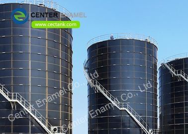 Réservoirs de stockage en acier boulonné au-dessus du sol pour les usines de traitement des eaux usées industrielles