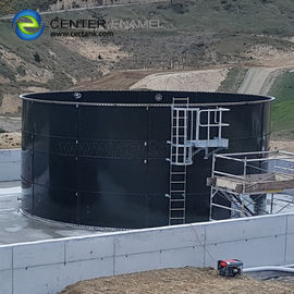 Réservoirs d'acier à doublure de verre de grande capacité pour les projets de traitement des eaux usées