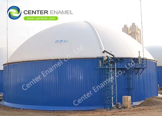 NSF ANSI 61 Réservoirs de stockage potable en acier revêtu de verre pour usine de traitement des eaux usées
