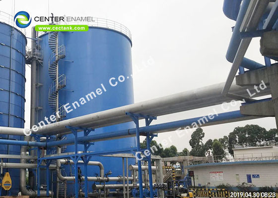 Réservoirs d'eau commerciaux en acier boulonné pour stockage industriel d'eau