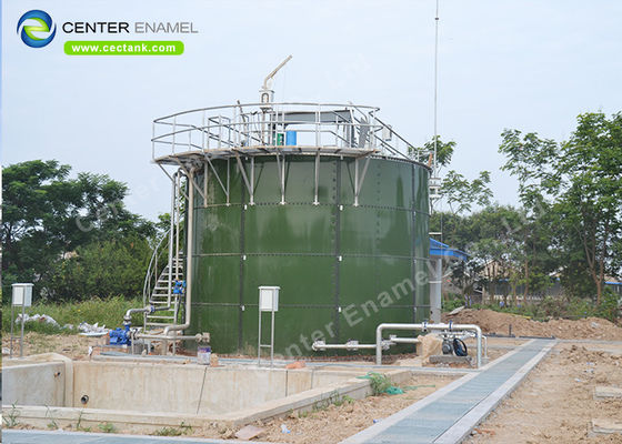 20m3 réservoirs boulonnés en acier inoxydable traitement des eaux usées chimiques