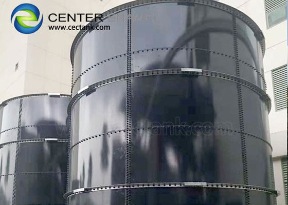Résistant à l'abrasion Réservoirs industriels d'eau en acier vitré pour le stockage de liquides