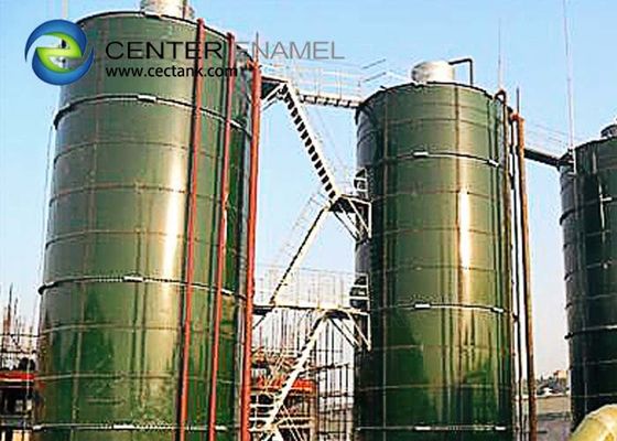 Réservoir de stockage en acier municipal pour le traitement des eaux usées industrielles