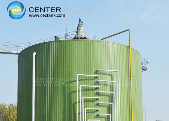 18000m3 réservoirs en acier recouverts de verre pour le stockage de liquides industriels