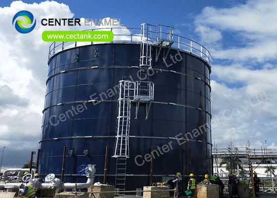 Réservoir de stockage de boues en acier boulonné pour le traitement des eaux usées industrielles
