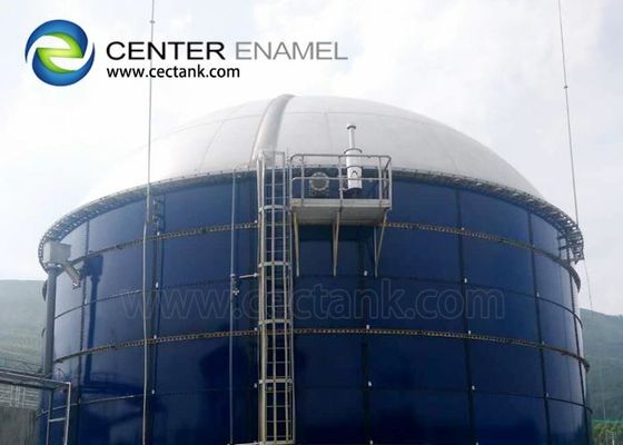 Réservoirs de stockage de liquide en acier boulonné pour le traitement chimique des eaux usées