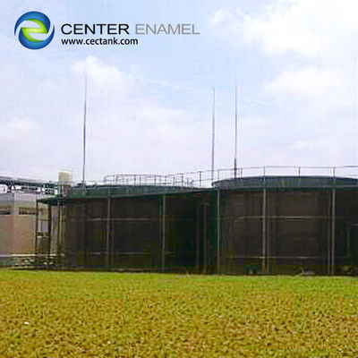 Réservoirs de traitement des eaux usées en acier inoxydable à boulonnage expandable en SUS304 SUS316L