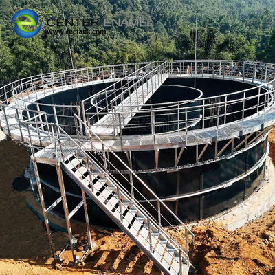 Plaques d'acier de 12 mm réservoirs de traitement des eaux usées pour les projets de traitement des eaux usées