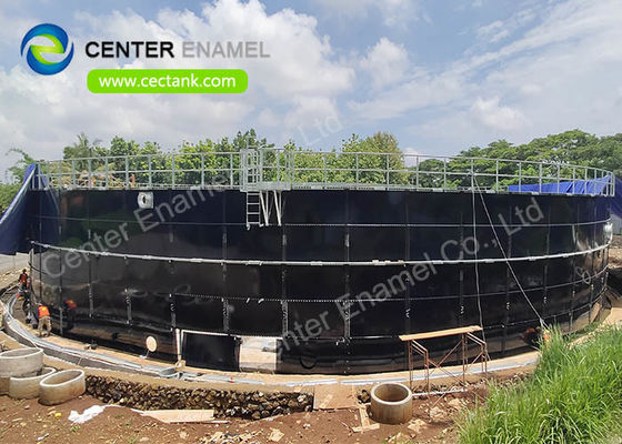 Réservoirs d'eau potable en acier recouverts de verre certifiés NSF