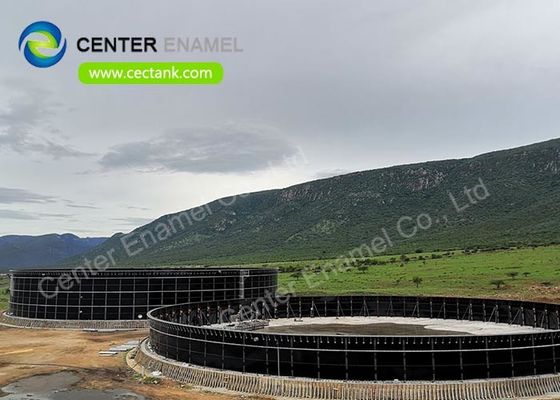 Réservoir de revêtement en verre de 20 m3 pour le traitement des eaux usées et réservoir de fermentation