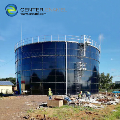 18000m3 réservoirs de stockage d'eaux usées pour les projets de traitement des eaux usées urbaines