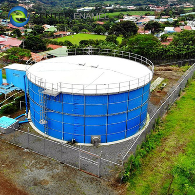 Réservoirs de stockage des eaux usées en acier boulonné pour le projet municipal de traitement des eaux usées