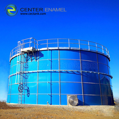 20m3 réservoirs en acier fondu en verre pour le projet de dessalement de l'eau de mer