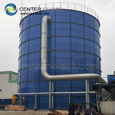 cuve de stockage du biogaz 20000m3 pour le projet municipal d'eaux d'égout