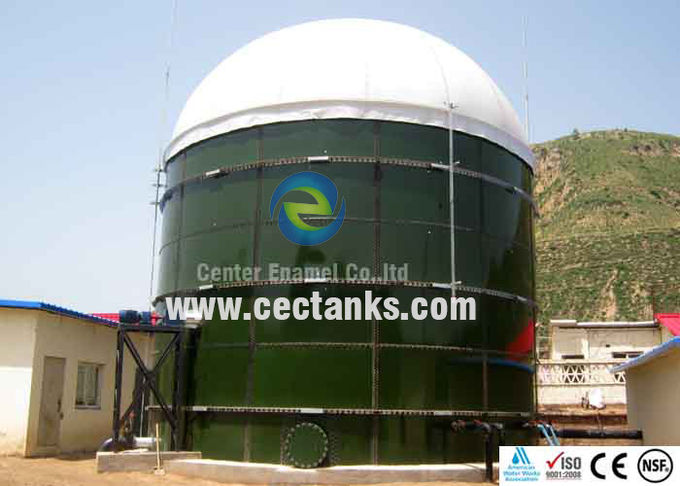 4 Réservoir biodigesteur durable avec verre fusionné à l'acier 0