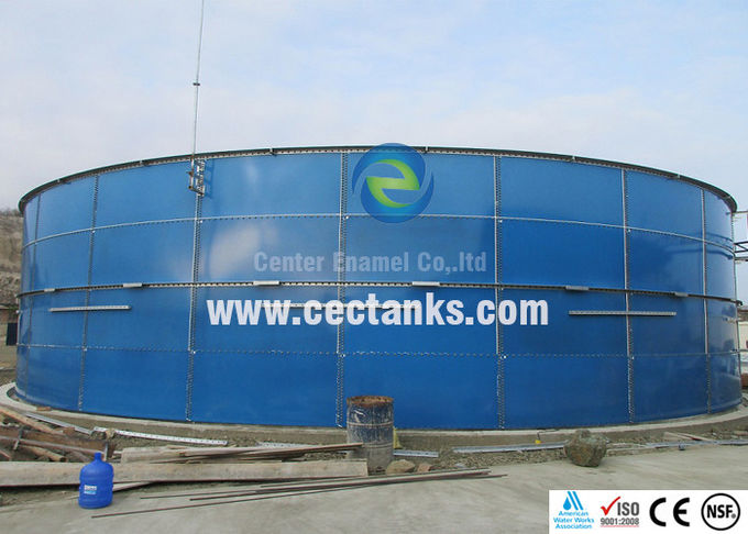 Fabrication d'usine réservoir septique à biogaz en acier boulonné de Min.50m3 à Max. 10.000m3 1