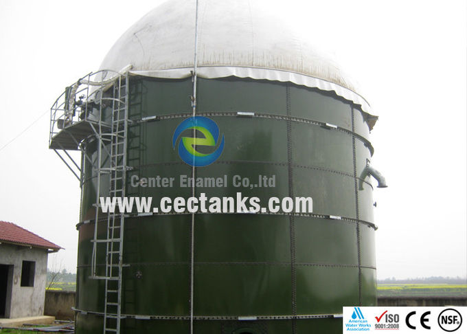 Réservoir de stockage de biogaz, digestion anaérobie dans le traitement des eaux usées 0