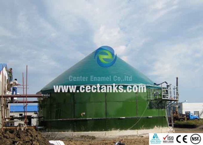 Excellente résistance à l'abrasion réservoirs de stockage d'eau en verre pour l'eau potable / construction facile 0