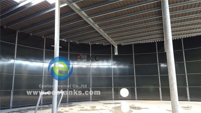 Plus de 2000m3 réservoirs de stockage d'eau vitrée avec toit en aluminium ART 310 qualité d'acier 0