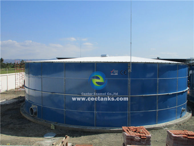 Mini-réservoir de digestion anaérobie de biogaz, verre fusionné à l' acier réservoir pour gaz / liquide imperméable 1