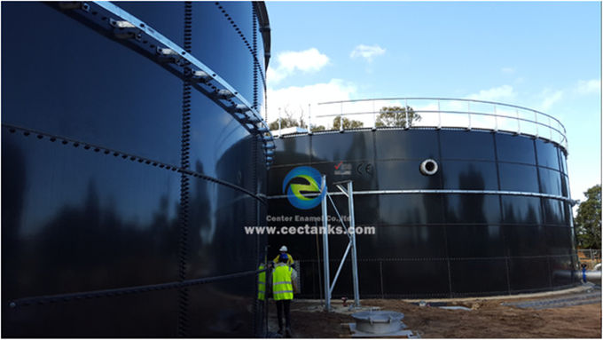Mini-réservoir de digestion anaérobie de biogaz, verre fusionné à l' acier réservoir pour gaz / liquide imperméable 0