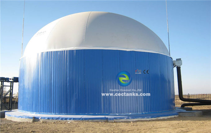 Réservoir de traitement des eaux usées, digesteur et réservoir de traitement des eaux usées d'une épaisseur de revêtement de 0,25 mm à 0,4 mm 1