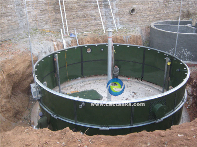 Réservoir de digestion anaérobie de biogaz pour élimination des eaux usées ISO 1