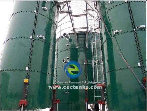 Projet de stockage d'approvisionnement en eau Verre fusionné à l'acier Réservoirs d'eau Silo Container conforme à la norme NSF 61/ ANSI 2