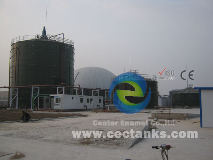 Des réservoirs en acier fondu en verre écologique, un autre type de réservoir en acier boulonné en émail de Cec Tank. 1